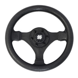 Колесо рулевое Ultraflex 280мм чёрное ударопрочный термопластик (V.45B)